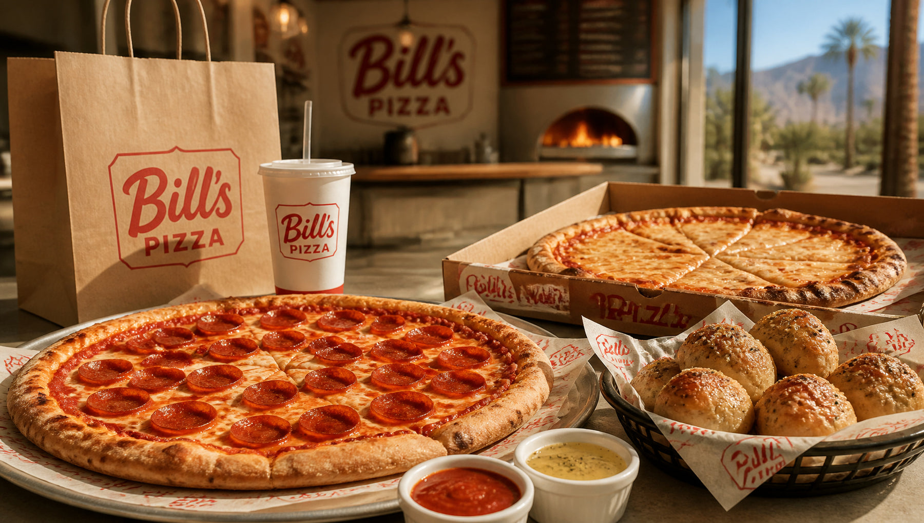 Bill's Pizza Palm Springs Menu with Prices and Top Items