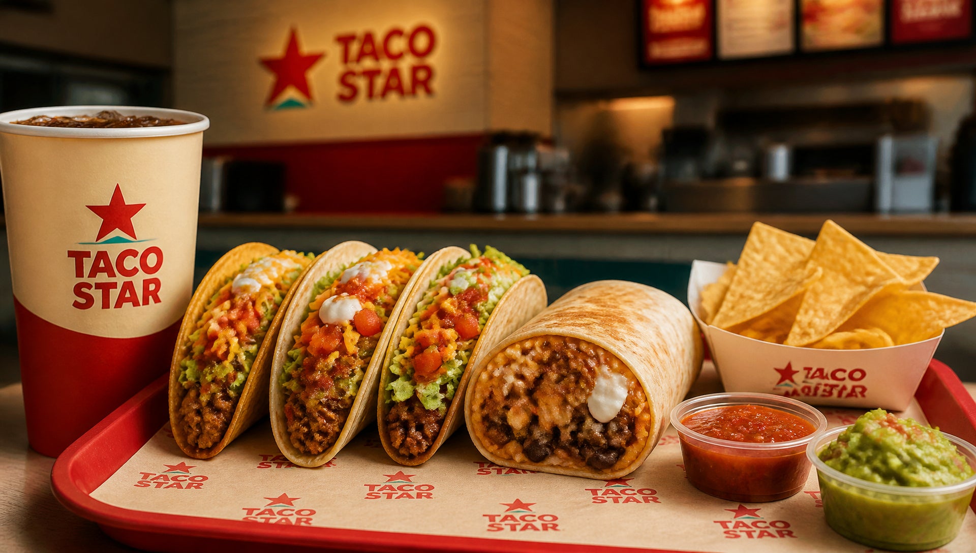 Taco Star Menu with Prices, Calories and Popular Items
