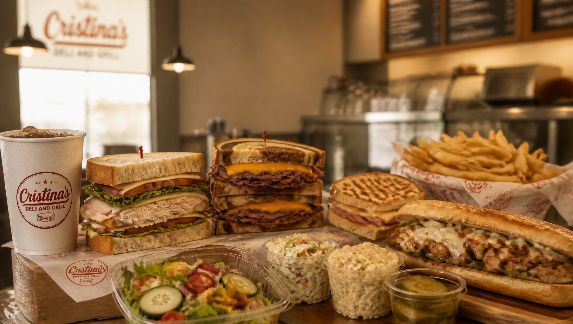 Cristina's Deli and Grill Menu with Prices and Popular Items