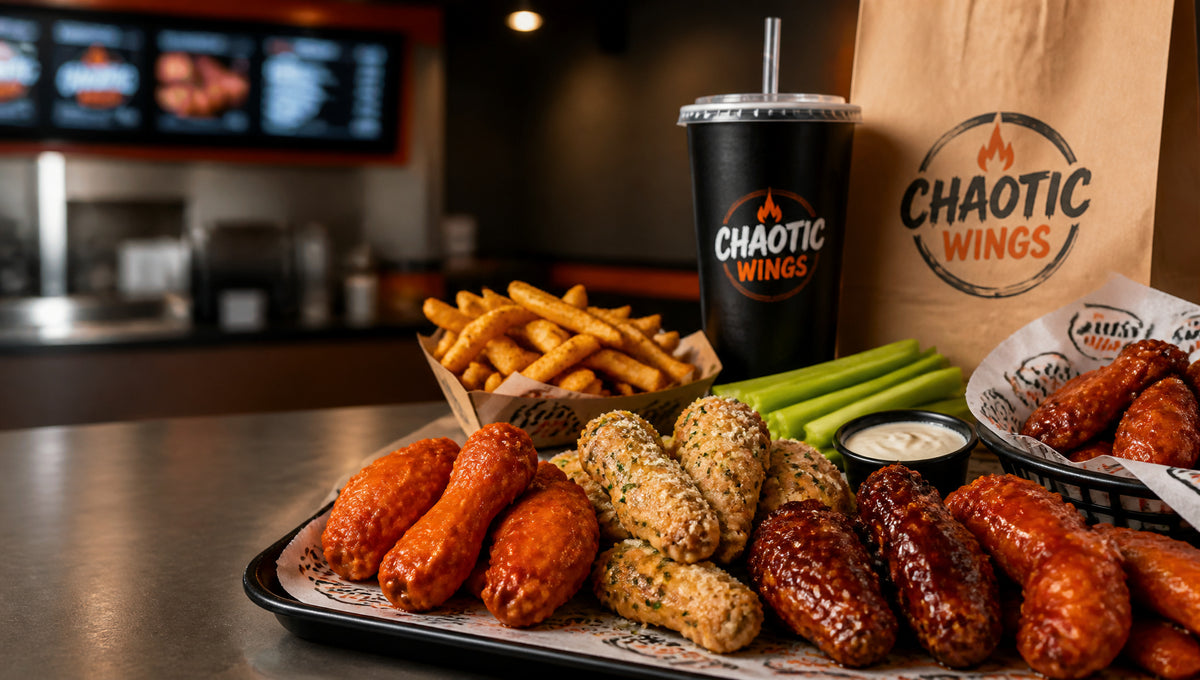 Chaotic Wings Menu with Prices, Calories and Popular Items