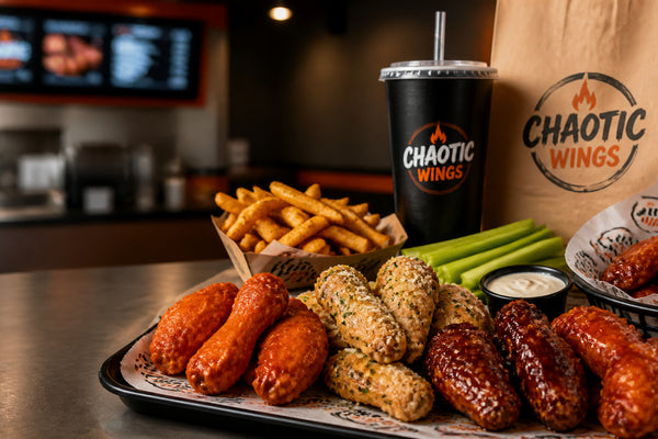 Chaotic Wings Menu with Prices, Calories and Popular Items