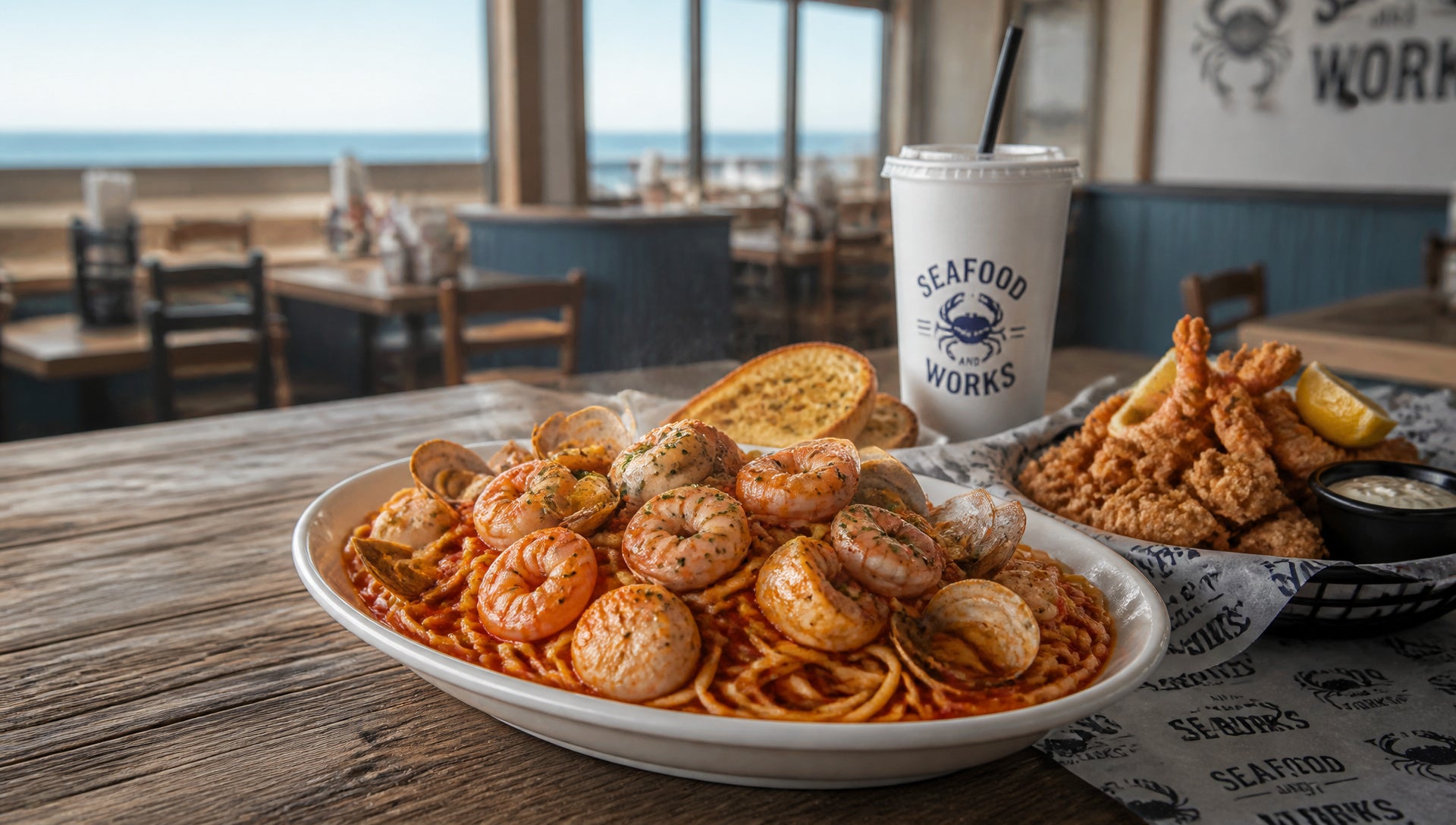 Seafood and Spaghetti Works Menu with Prices and Top Picks