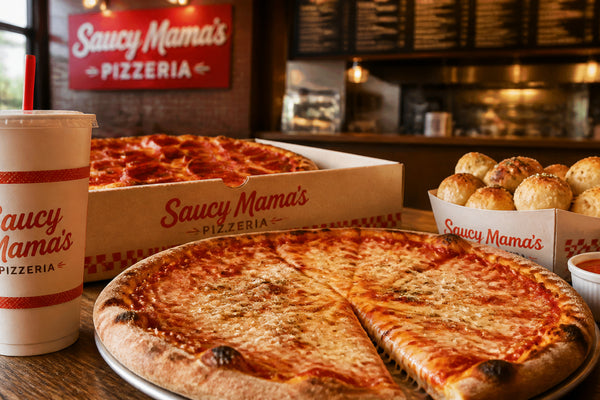 Saucy Mama's Pizzeria Menu with Prices and Popular Items