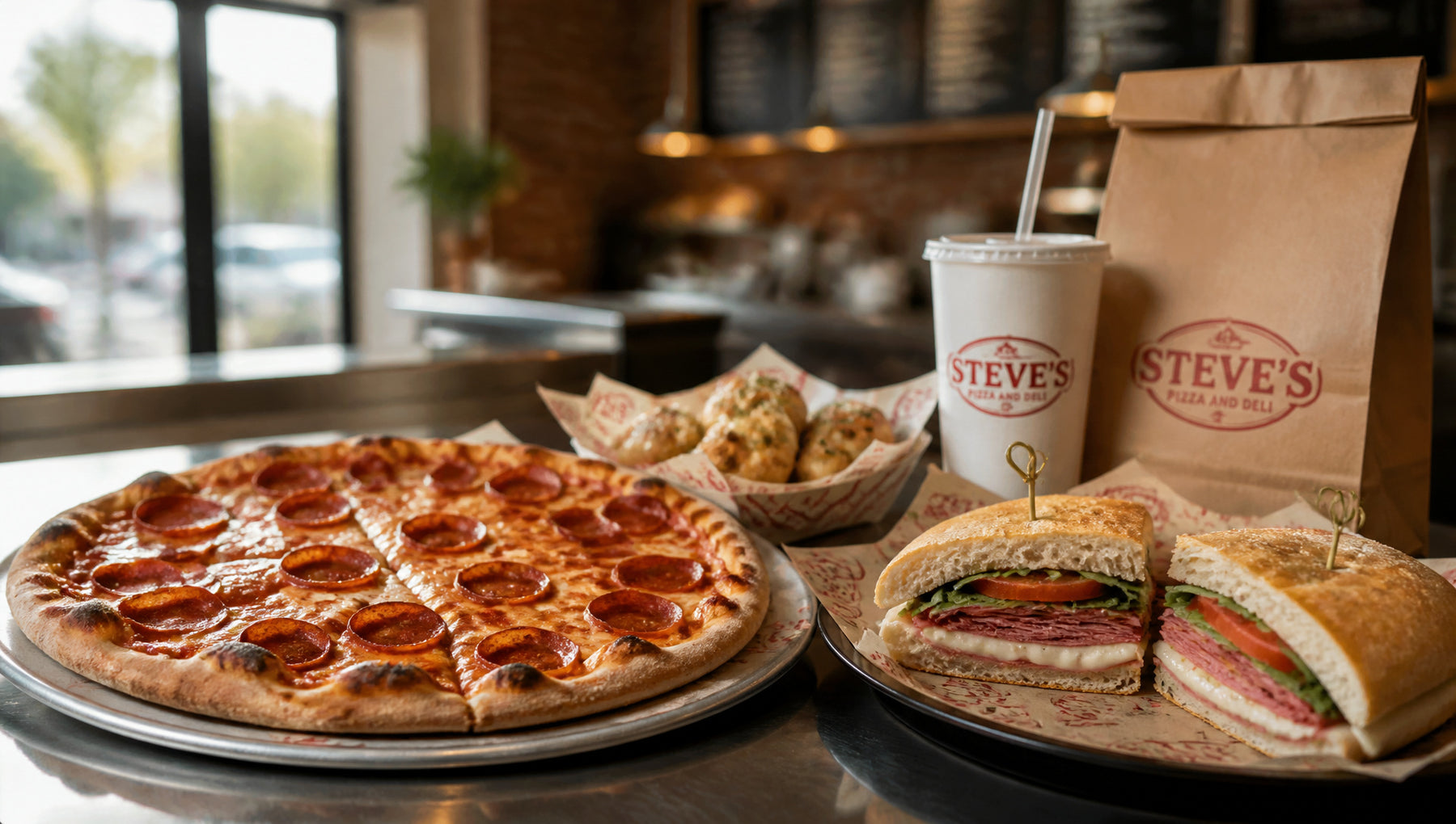 Steve's Pizza and Deli Menu Prices, Calories and Best Picks