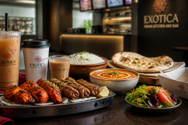 Exotica Indian Kitchen and Bar Menu with Prices and Drinks