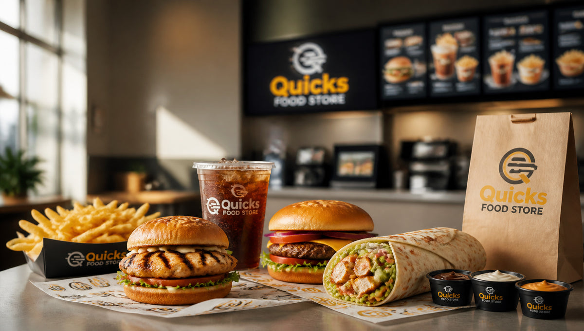 Quick's Food Store Menu with Prices and Popular Items