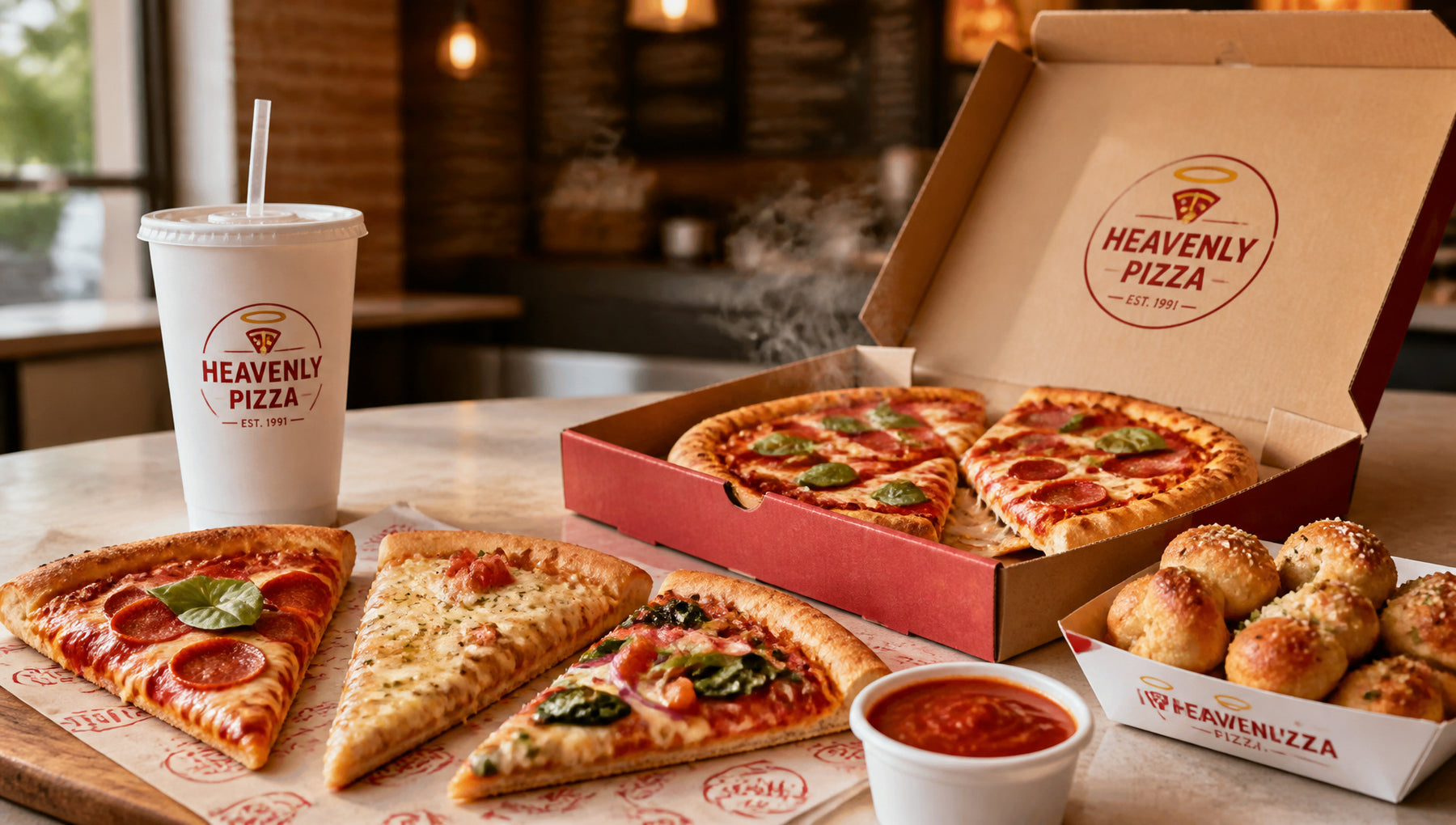 Heavenly Pizza Menu Prices, Calories and Best Picks
