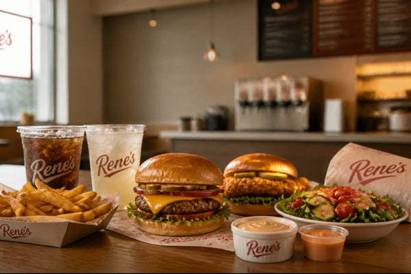 Rene's Menu with Prices, Calories and Popular Items