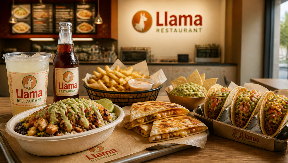 Llama Restaurant Menu with Prices, Calories and Top Picks