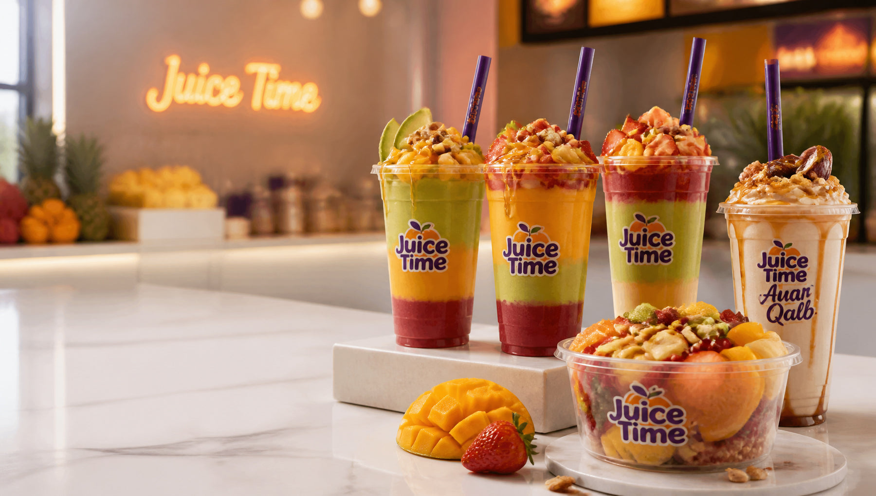 Juice Time Menu with Prices, Calories and Best Picks