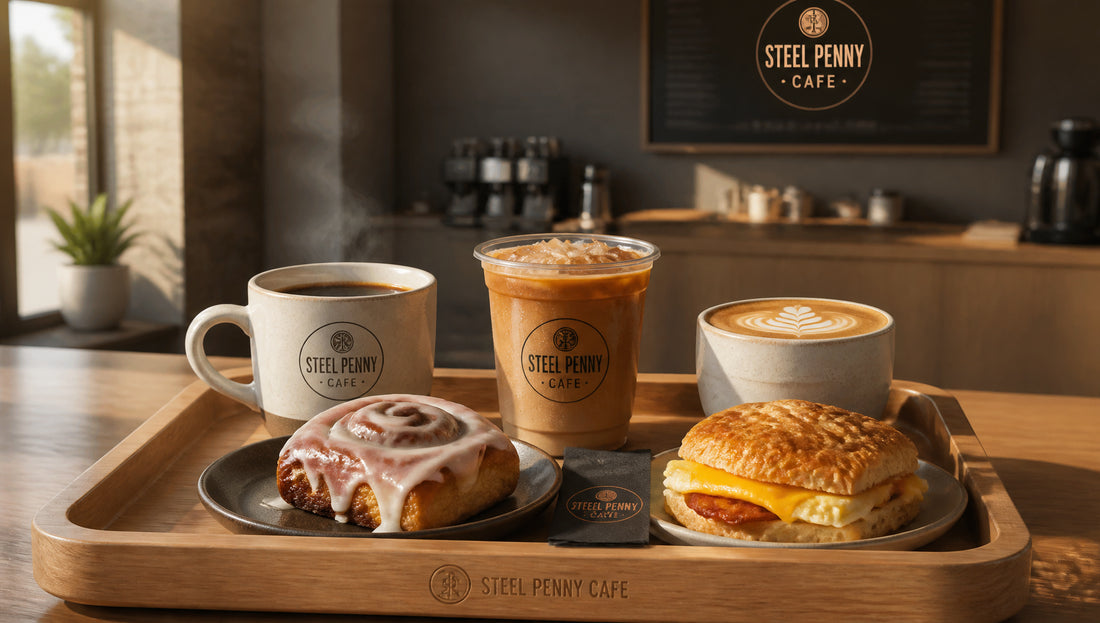 Steel Penny Cafe Menu with Prices, Calories and Popular Items