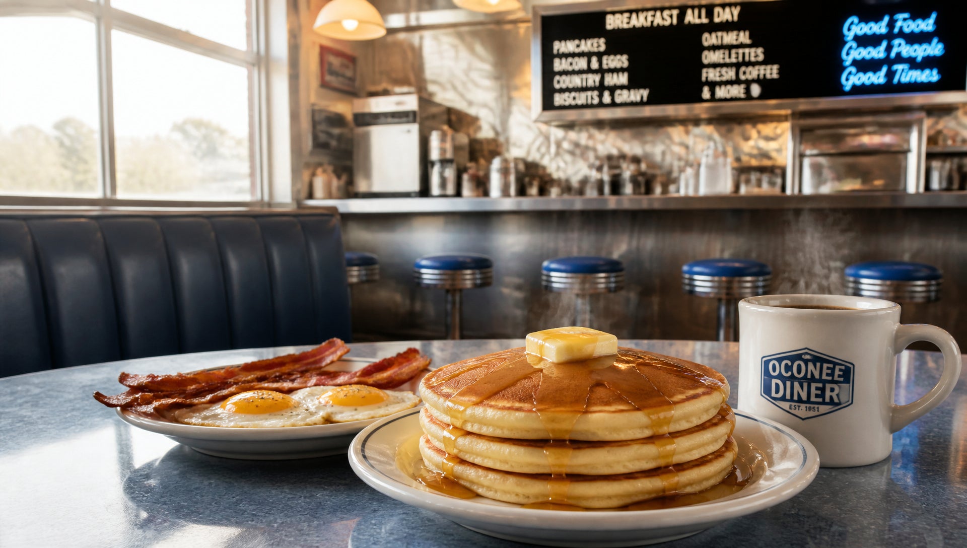 Oconee Diner Menu with Prices, Calories and Popular Items