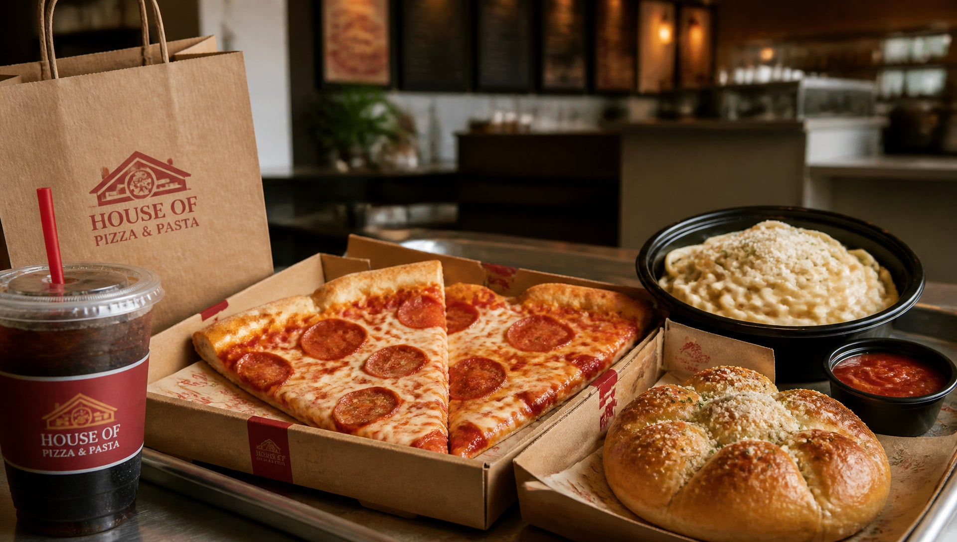 House of Pizza & Pasta Menu with Prices and Popular Items