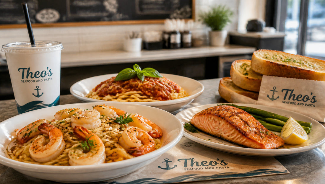 Theo's Seafood and Pasta Menu: Prices and Popular Items