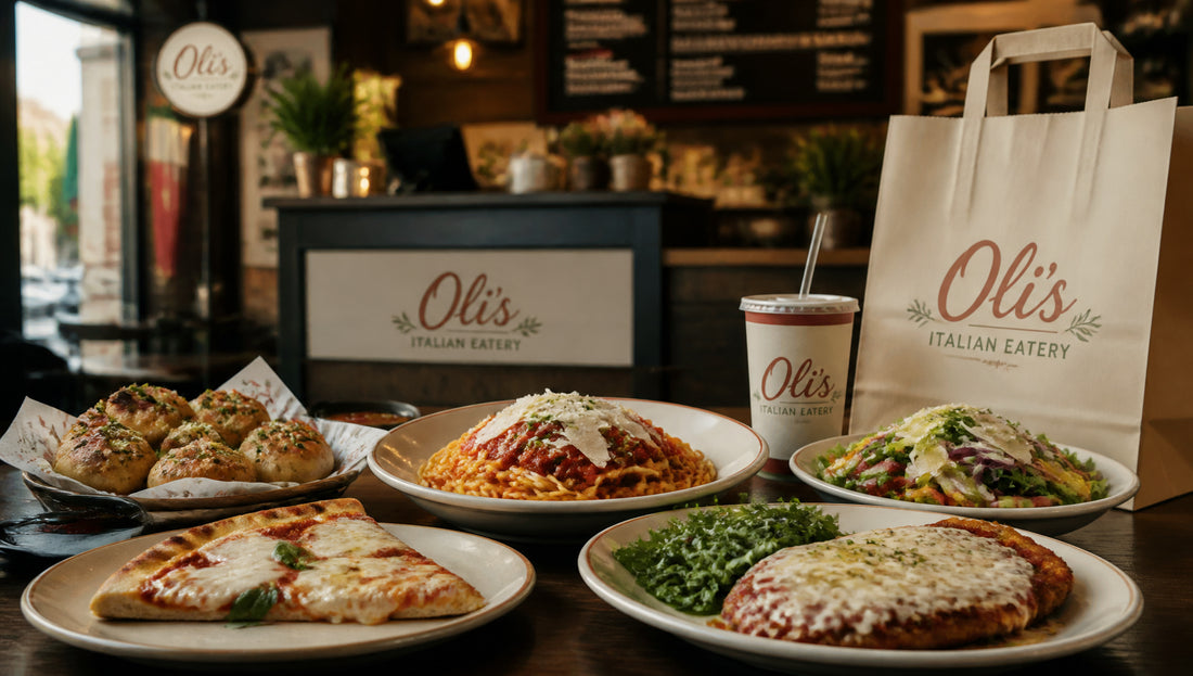 Oli's Italian Eatery Menu with Prices, Calories and Best Picks
