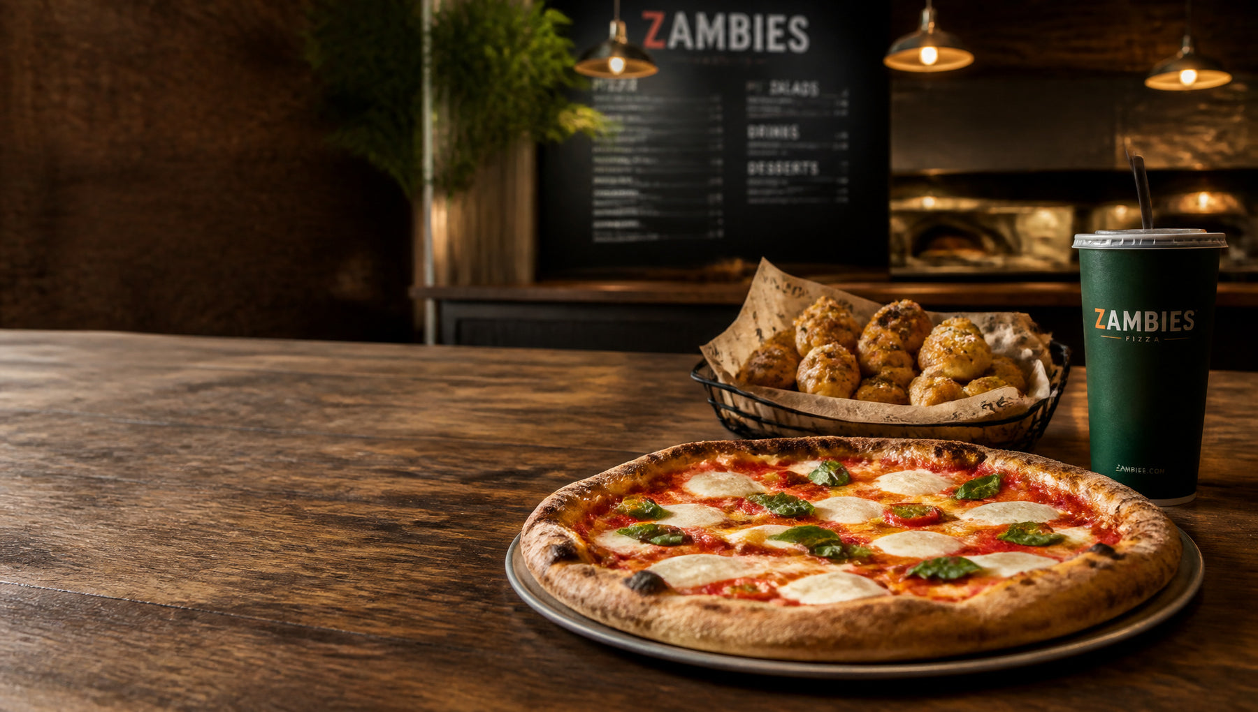 Zambies Pizza Menu with Prices, Calories and Popular Items