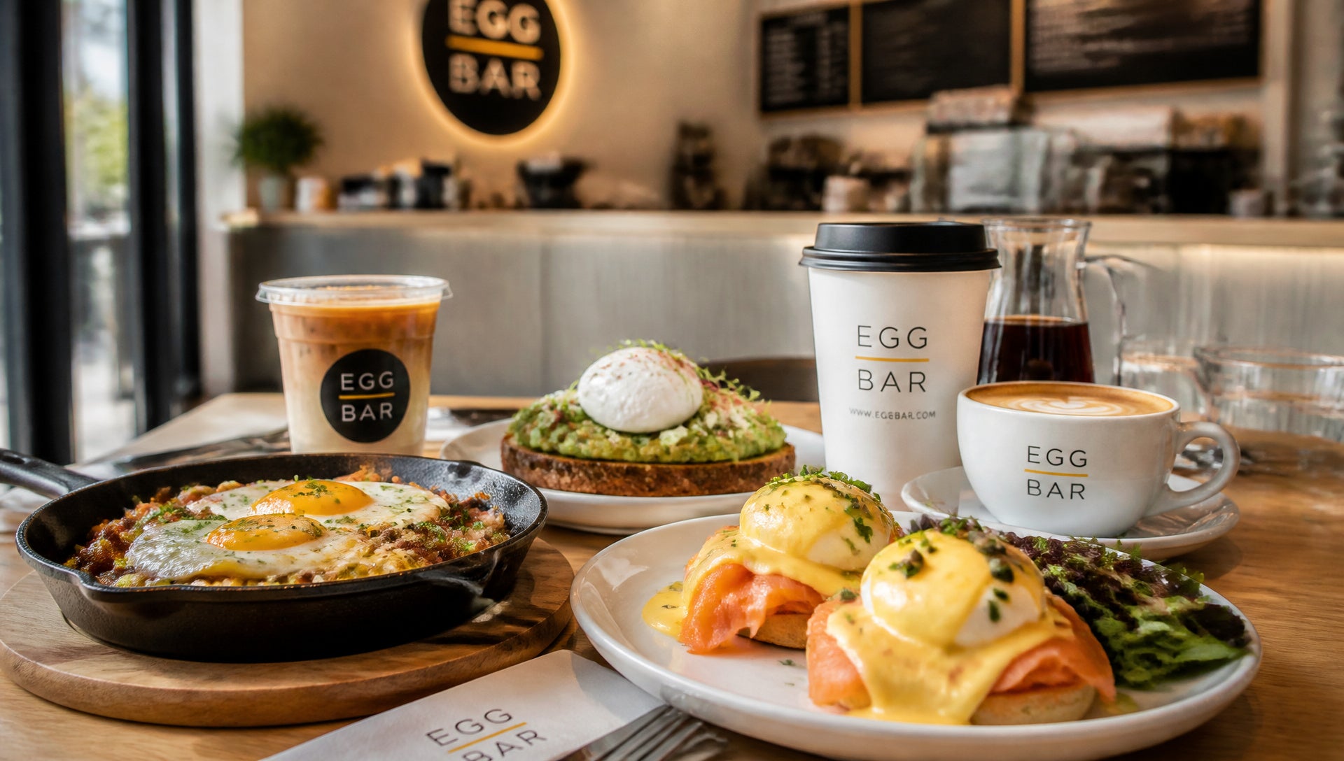 Egg Bar Brunch Menu with Prices, Calories and Best Picks