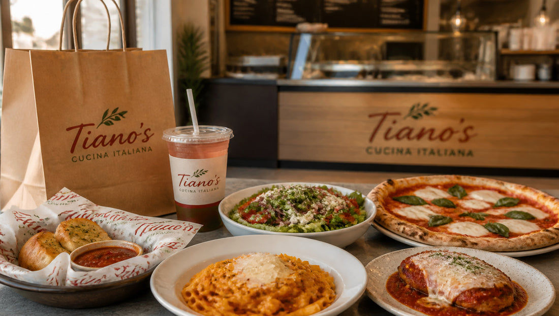 Tiano's Cucina Italiana Menu Prices and Calories