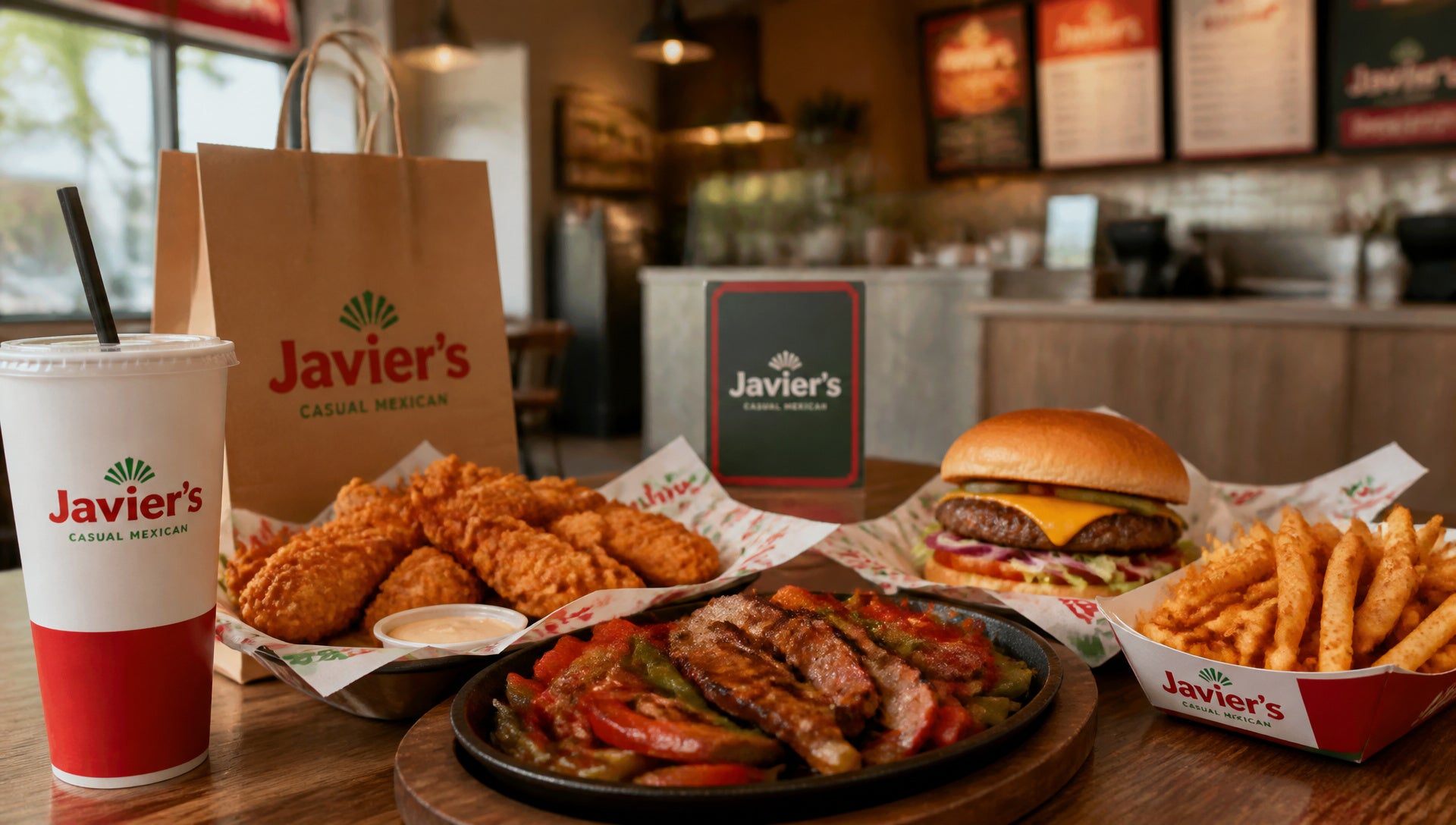 Javier’s Menu with Prices, Calories and Popular Items