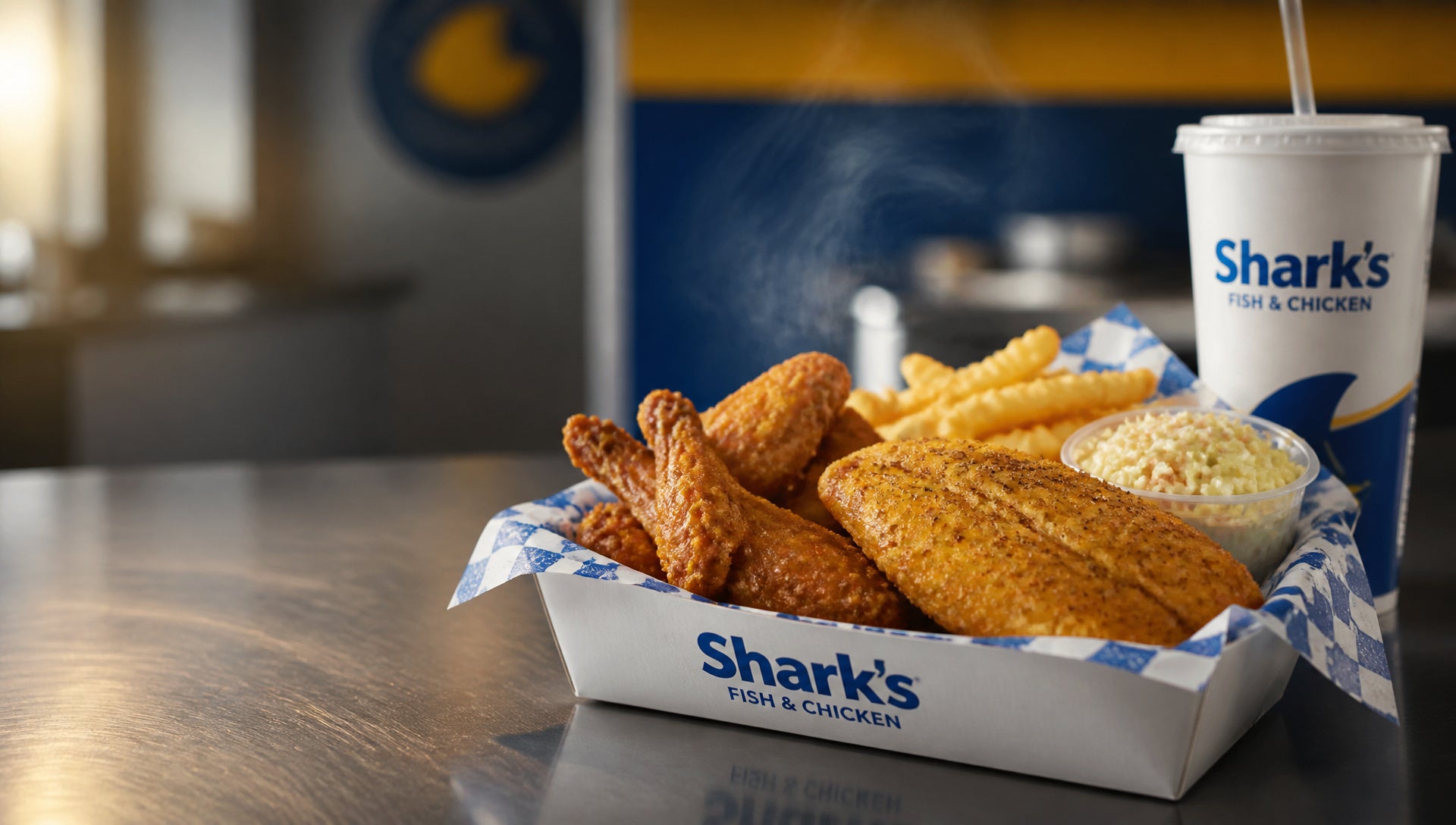 Shark's Fish & Chicken Menu: Prices, Calories & Guide
