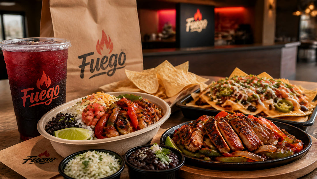 Fuego Menu with Prices, Calories and Popular Items