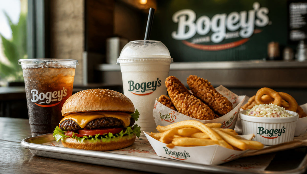 Bogey’s Menu with Prices, Calories and Popular Items