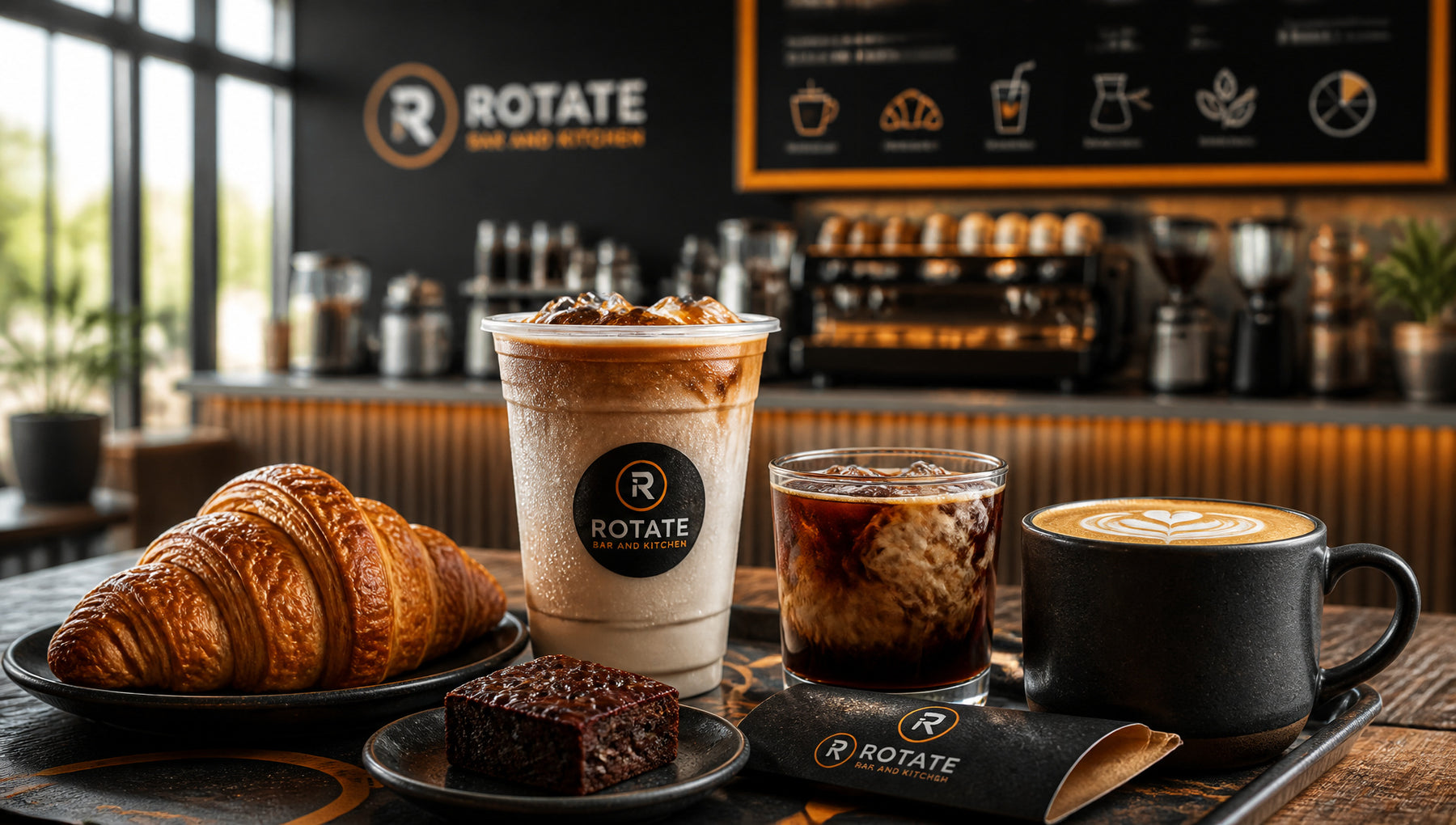 Rotate Bar and Kitchen Menu Prices, Calories and Popular Items