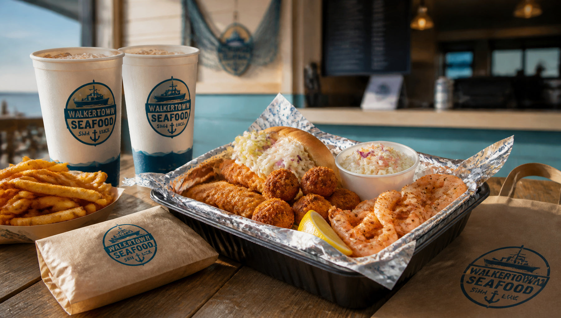 Walkertown Seafood Shack Menu with Prices and Popular Items