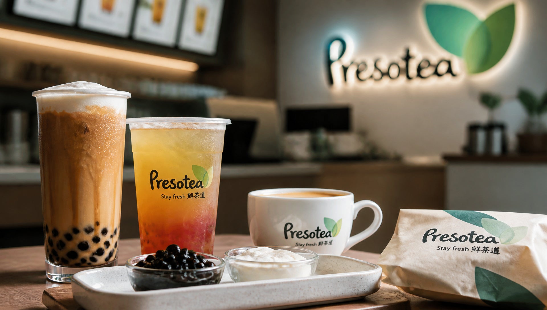 Presotea Menu with Prices, Calories and Popular Drinks