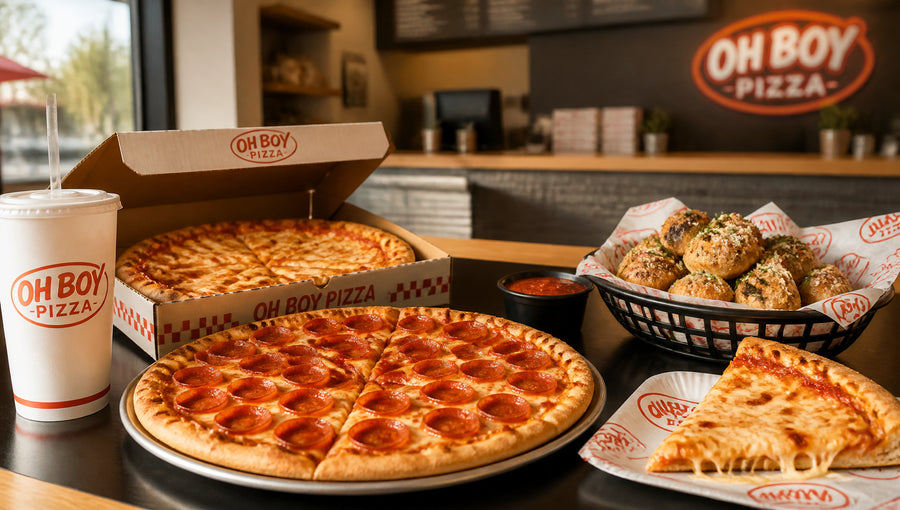 Oh Boy Pizza Menu with Prices, Calories and Best Picks