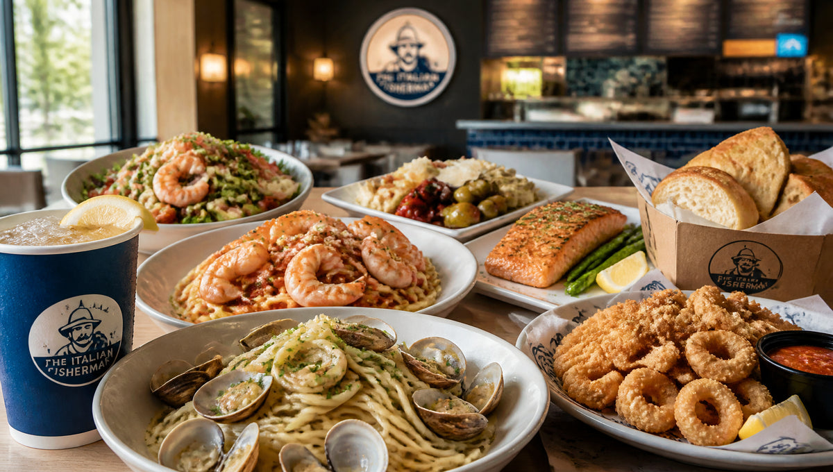 The Italian Fisherman Menu with Prices and Popular Items