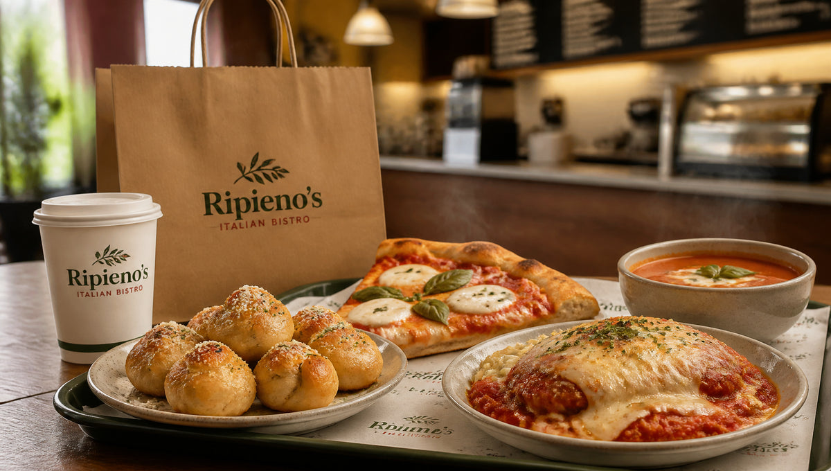 Ripieno's Italian Bistro Menu with Prices and Calories