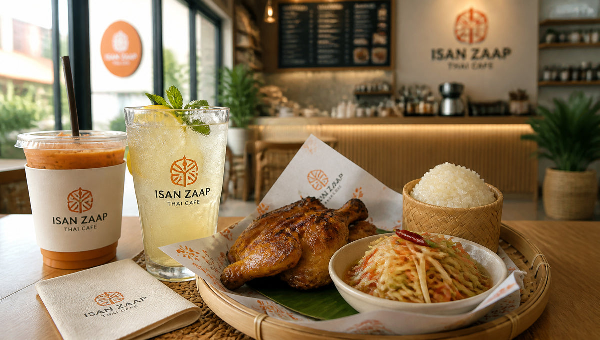 Isan Zaap Thai Cafe Menu with Prices and Popular Items
